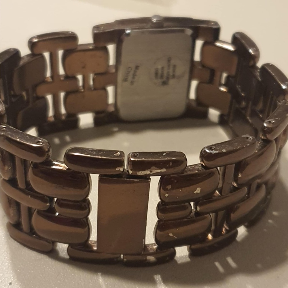 🦋10/$20🦋 Cato Bronze/Silver Stainless Steel Women's Watch - Picture 3 of 4